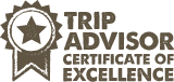 Trip Advisor Certifcate of Excellence Award