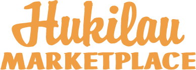 Hukilau Marketplace logo in orange color