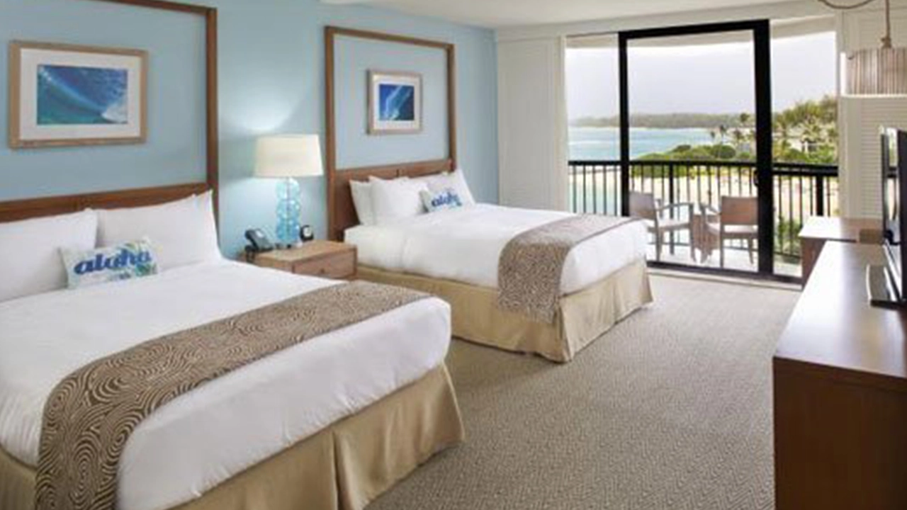Stunning view of the ocean from one of Turtle Bay's rooms.