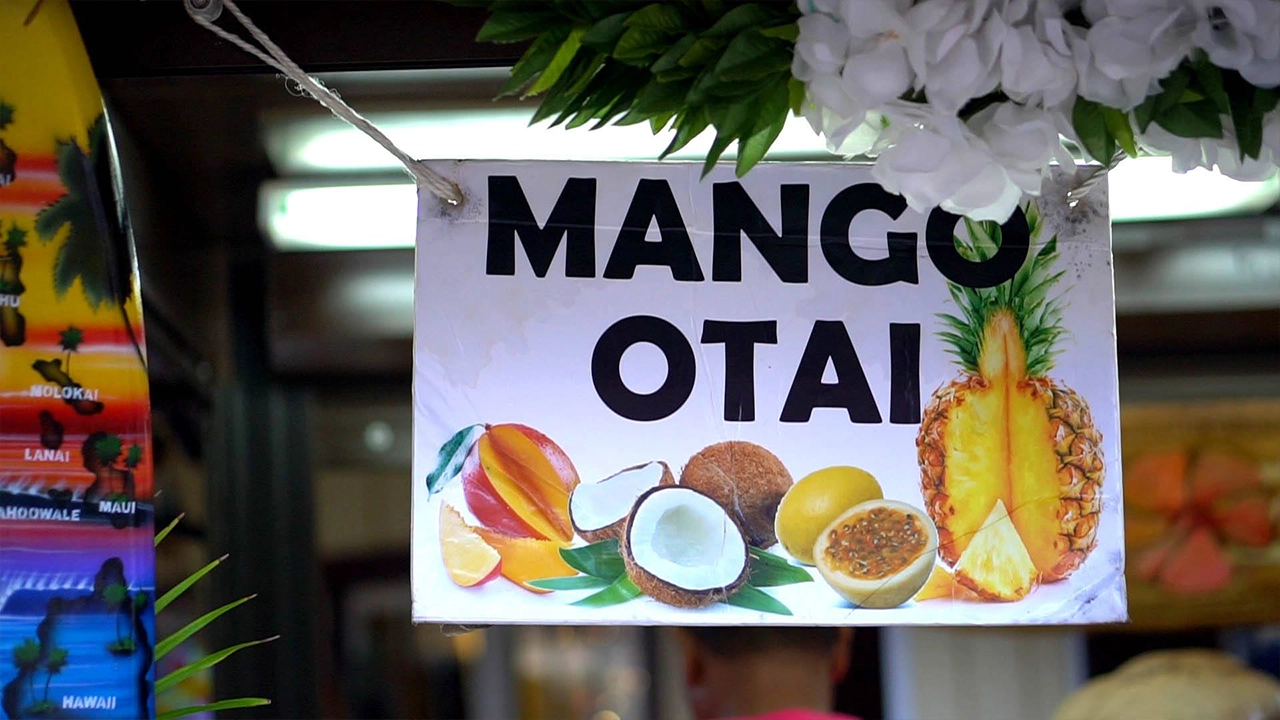 Mango otais from Fia Fia Farms include pineapple, coconut, mango and lilikoi