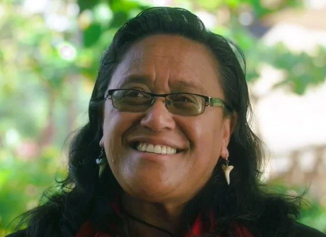 Portrait of Rahira Makekau smiling.