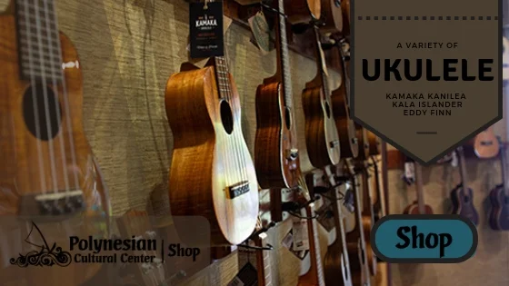 Ukulele store ad.
