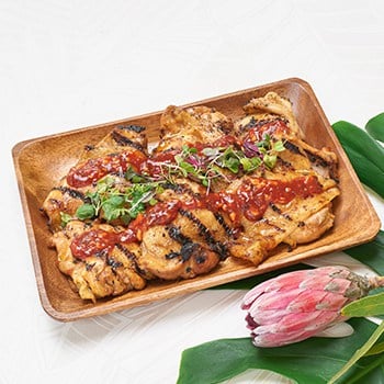 Grilled Chicken Luau