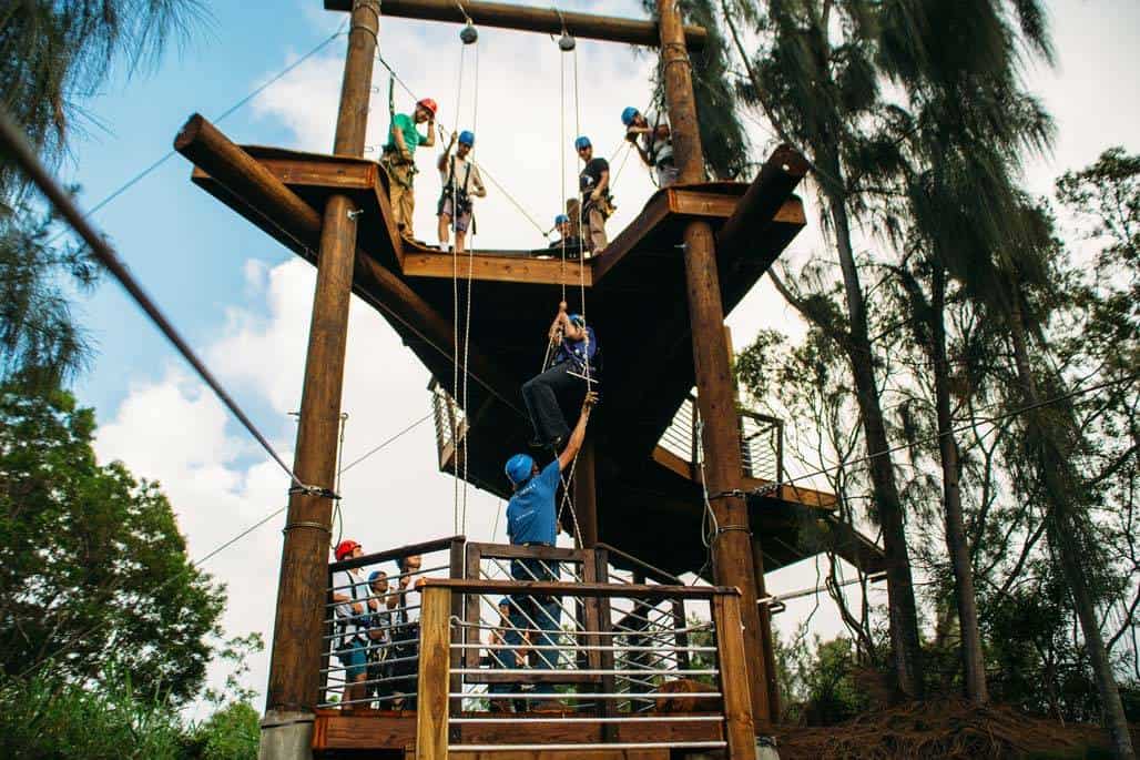 Keana Farms Zip Line Tower