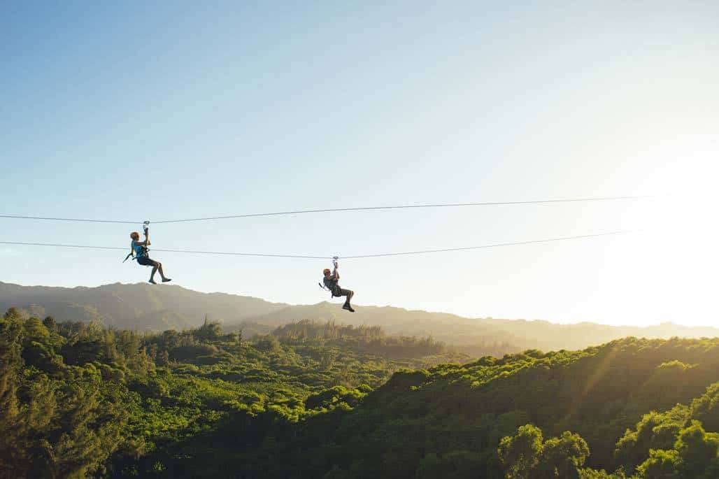 Keana Farms Zip Lining