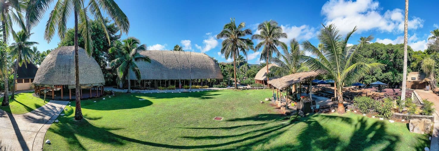 Samoan Village Panorama